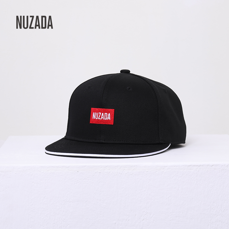Embroidery Letter N - Nuzada หมวกแก๊ปสแนปแบคปักโลโก้ใหม่หมวกผ้าฝ้ายกลางๆสำหรับผู้หญิงหมวกคู่ฮิปฮอปฤดูใบไม้ผลิและใบไม้ร่วง