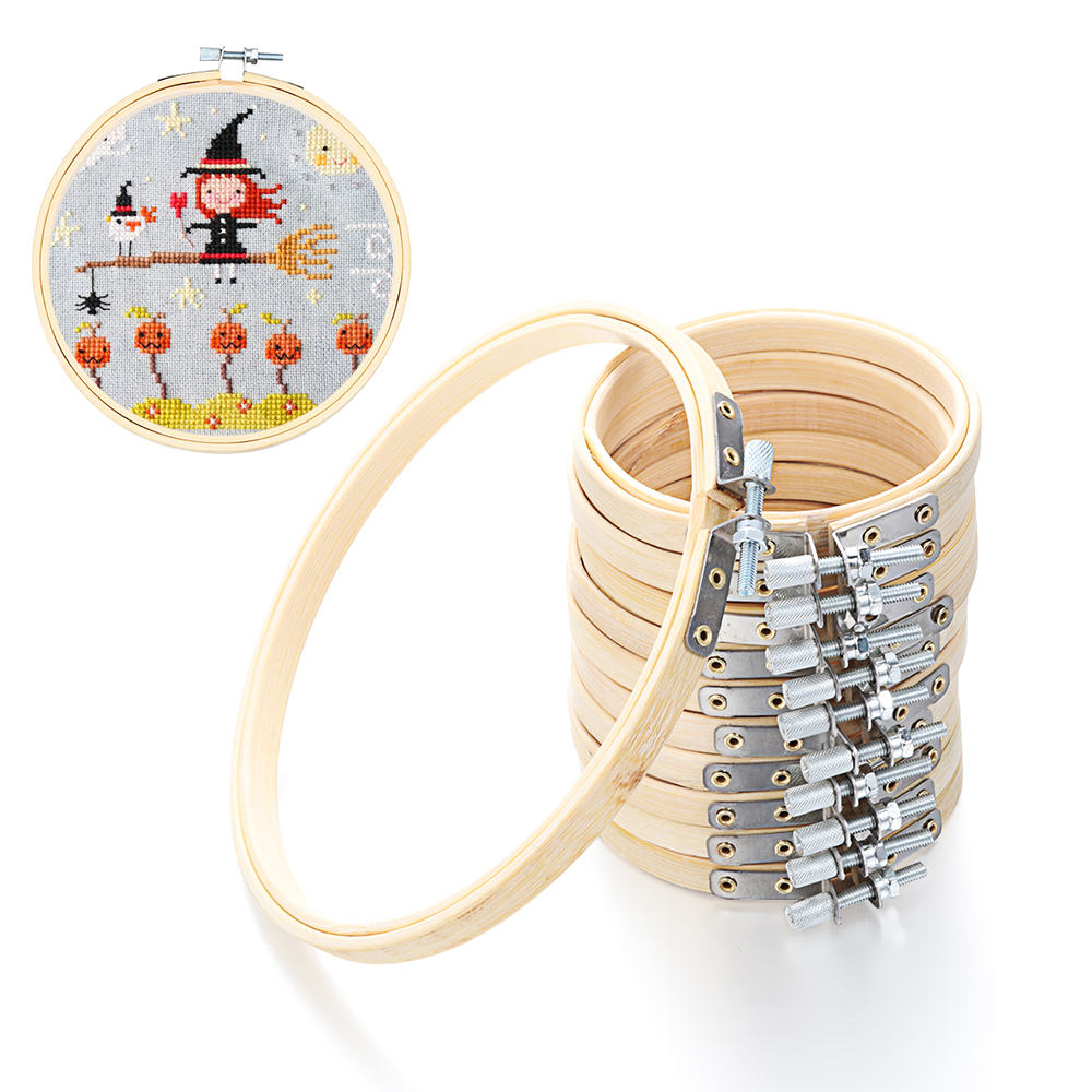 Stitch Marker Ring - 8/10/13/15/18/30ซม.เย็บปักถักร้อย DIY Needlecraft Cross Stitch Machine