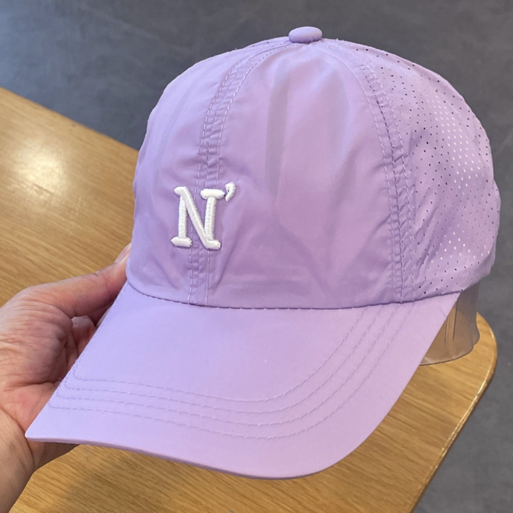 หมวกเบสบอลปักลายตัวอักษร N แห้ - Embroidery Letter N บทวิจารณ์และราคา