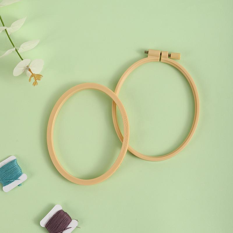 ไม้ไผ่เทียมพลาสติกรูปวงรีสีงาน - Stitch Marker Ring บทวิจารณ์และราคา