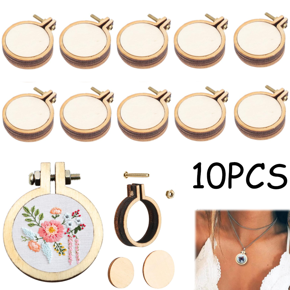 10 ชิ้น/เซ็ตไม้มินิเย็บปักถักร - Stitch Marker Ring บทวิจารณ์และราคา