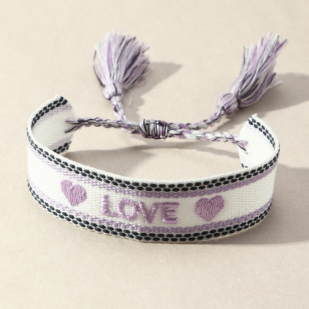 สร้อยข้อมือถักปักลายตัวอักษรทำ - Embroidery Letter N บทวิจารณ์และราคา