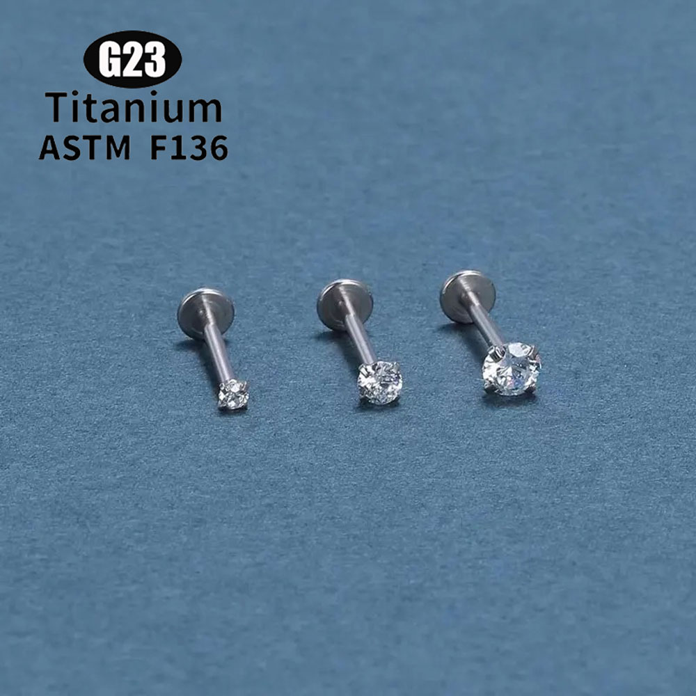ASTM F136 ไทเทเนียม Push Pin 5 - Embroidery Lips บทวิจารณ์และราคา