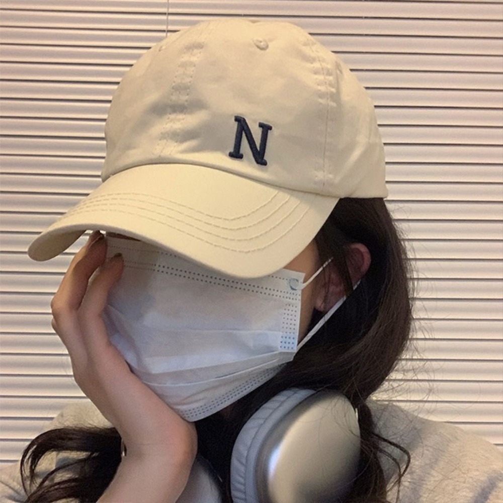 หมวกเบสบอลปักลายตัวอักษร N ใหม - Embroidery Letter N บทวิจารณ์และราคา