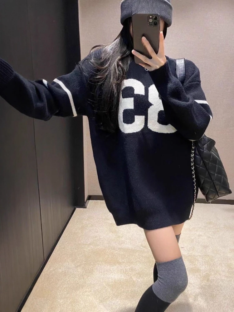 เสื้อสเวตเตอร์ถักสไตล์วินเทจ Y - Embroidery A บทวิจารณ์และราคา