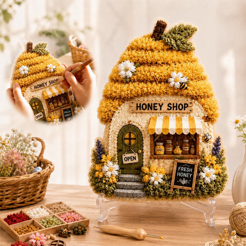 ชุดงานฝีมือ DIY บ้านเห็ด 3 มิต - Embroidery A บทวิจารณ์และราคา