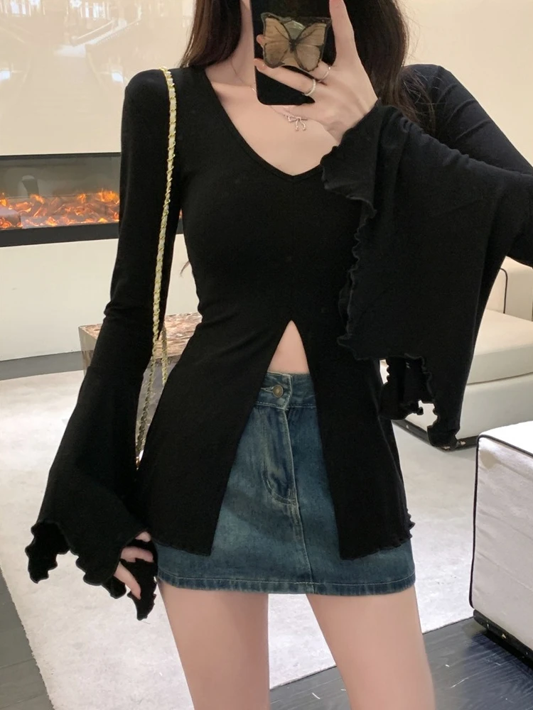 เสื้อยืดวินเทจ Y2K สำหรับผู้หญ - Embroidery A บทวิจารณ์และราคา
