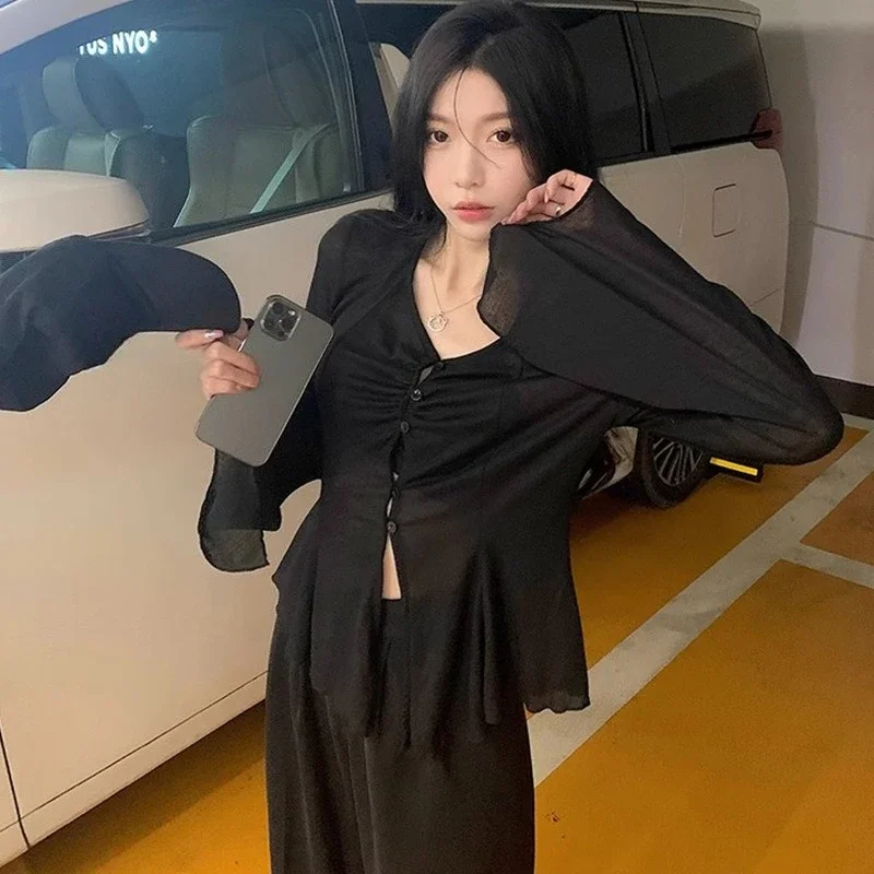 เสื้อเชิ้ตแขนบานโปร่ง - เสื้อเ - Embroidery A บทวิจารณ์และราคา