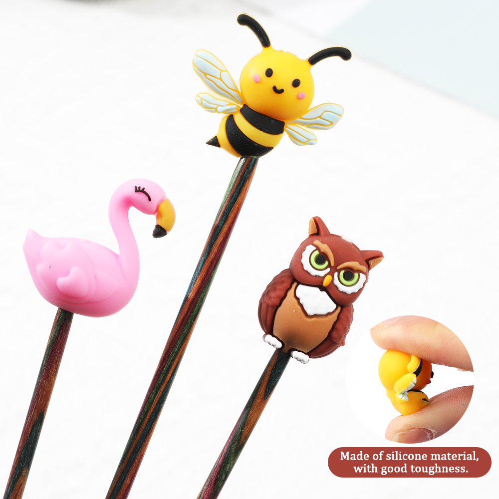 2/4/8 ชิ้น จุกปิดเข็มถักไหมพรม - Stitch Marker Ring บทวิจารณ์และราคา