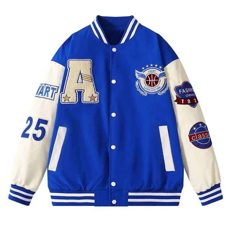 เสื้อแจ็คเก็ตสตรีทแวร์สำหรับผู - Embroidery Letter N บทวิจารณ์และราคา