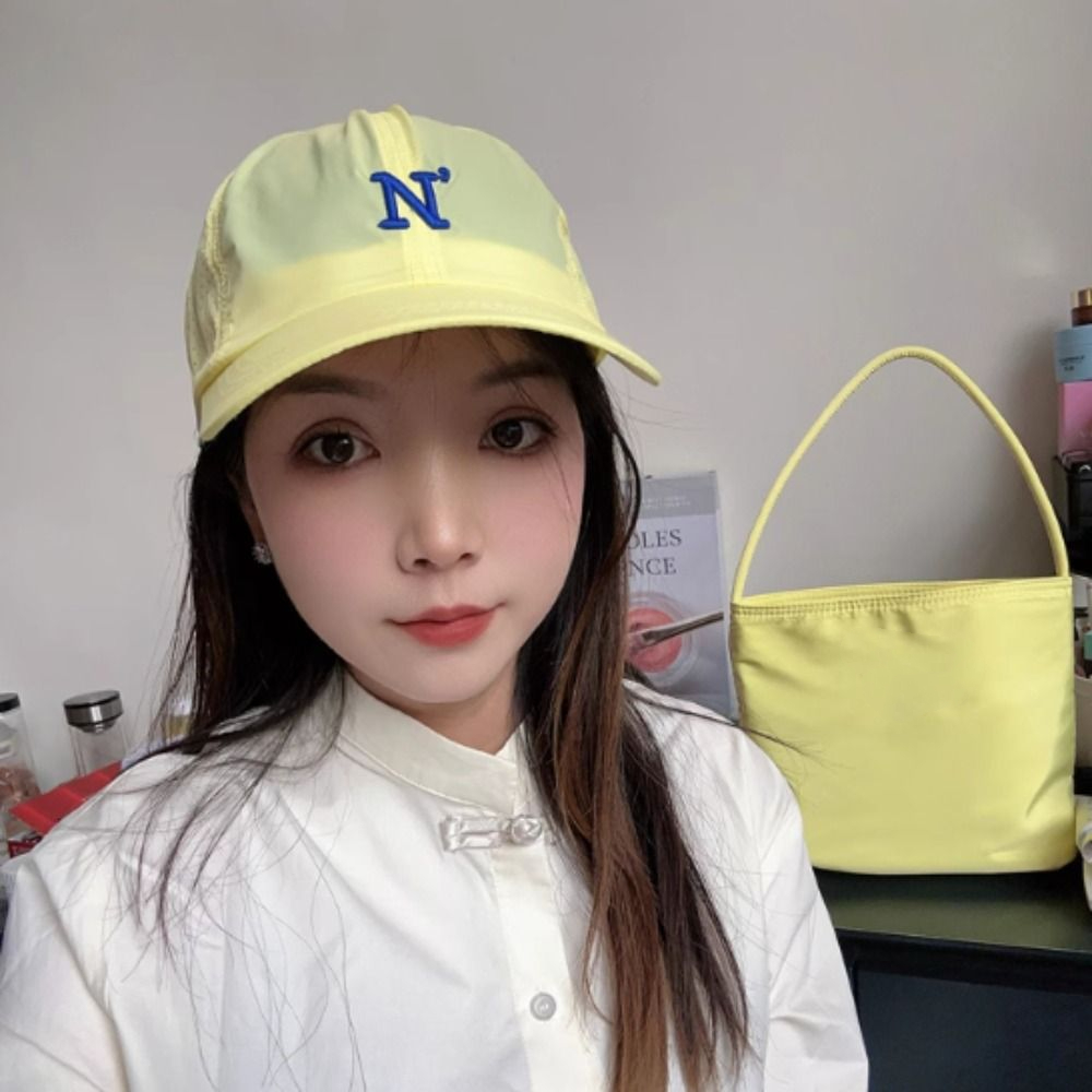 หมวกเบสบอลปักตัวอักษร N แห้งเร - Embroidery Letter N บทวิจารณ์และราคา