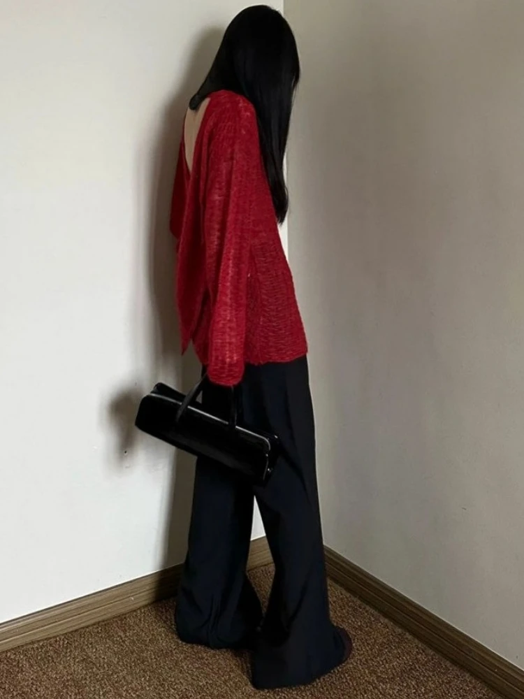 Y2K เสื้อยืดผู้หญิงถักแบบซีทรู - Embroidery A บทวิจารณ์และราคา
