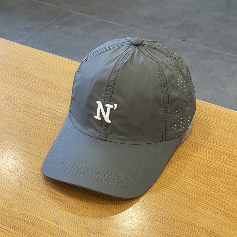 หมวกเบสบอลปักลายตัวอักษร N แห้ - Embroidery Letter N บทวิจารณ์และราคา
